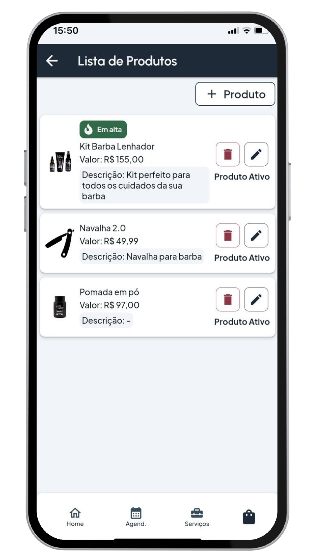 AgendEja - Interface Mobile 7